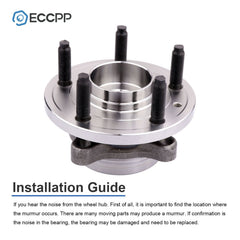 1Pc Front Wheel Hub Bearing Assembly For Ford Taurus Flex Lincoln MKT MKS 5 Lug 6B93BC-57