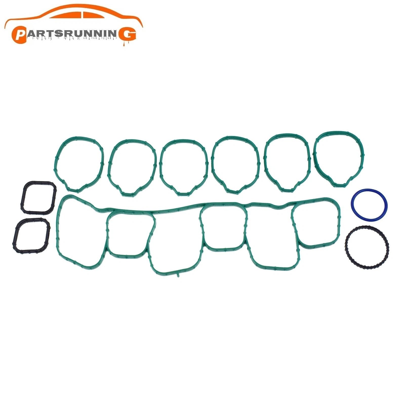 Intake Manifold Gasket Set AT4Z9H486A For Ford Lincoln 3.5L-3.7L V6 DOHC 2011-15 6B93BC-57