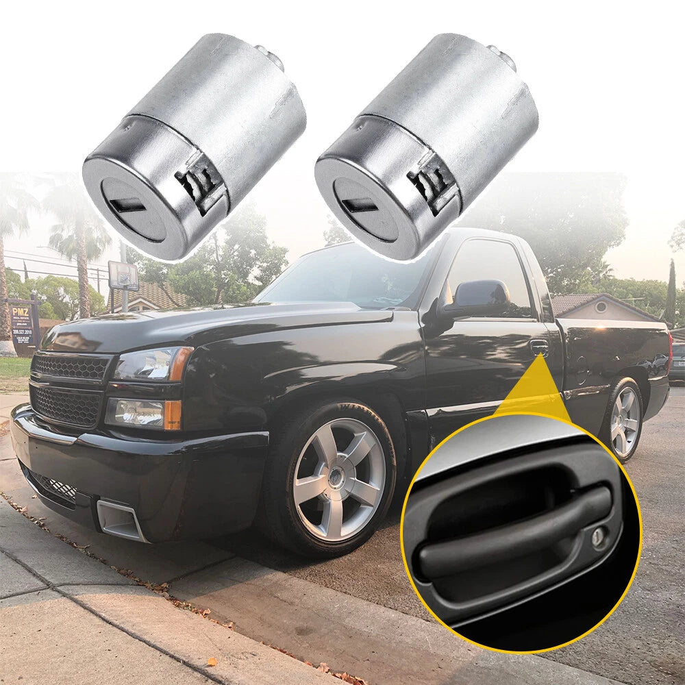 Set Door Lock Cylinder Kit with for Keys GMC Chevy C1500 K1500 Tahoe Yukon EOA 6B93BC-57