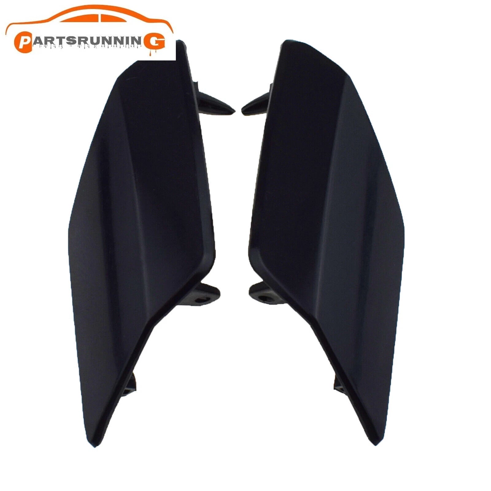 2PCS Front Bumper Headlight Washer Nozzle Cover Cap For VW Golf 6 R20 MK6 09-13 6B93BC-57