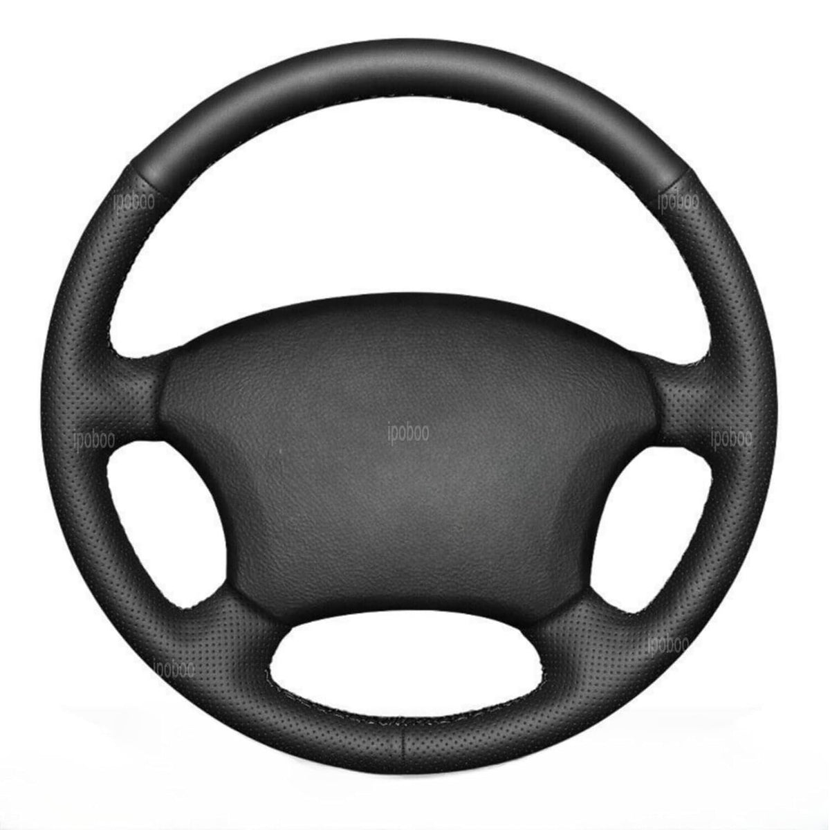 Steering Wheel Wrap For Toyota Tacoma 2005-2011 Black Perforated Leather Cover