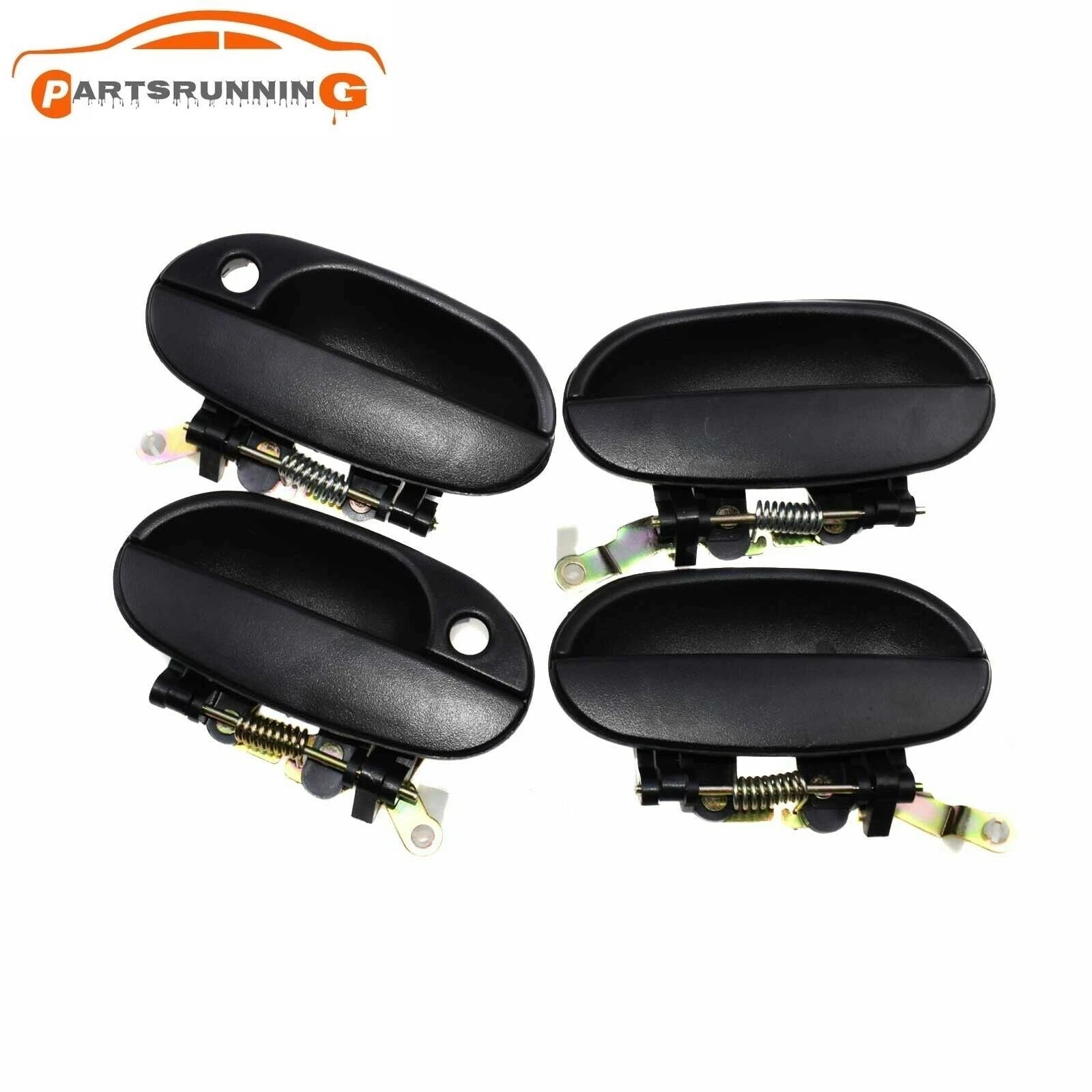 4PCS Front Rear Left Right Exterior Door Handle for Hyundai Accent 1995-1999 6B93BC-57