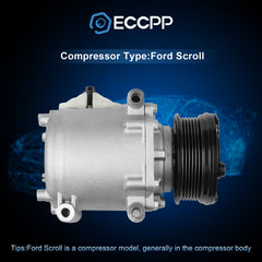 A/C Compressor For Ford Explorer Mercury Mountaineer 2002-2005 638735 6B93BC-57