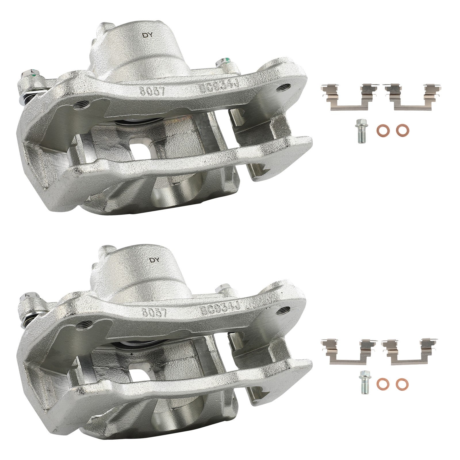 Front Brake Calipers 2Pcs For 2006-2012 Mitsubishi Eclipse 19B2614C 19B2615C 6B93BC-57