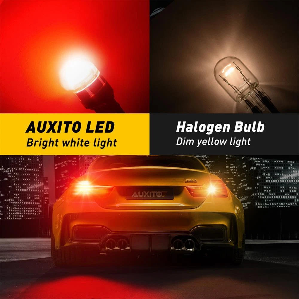 AUXITO 7443 7440 7444 Red LED Brake Tail Stop Turn Signal Marker Light Bulb EXC AUXITO