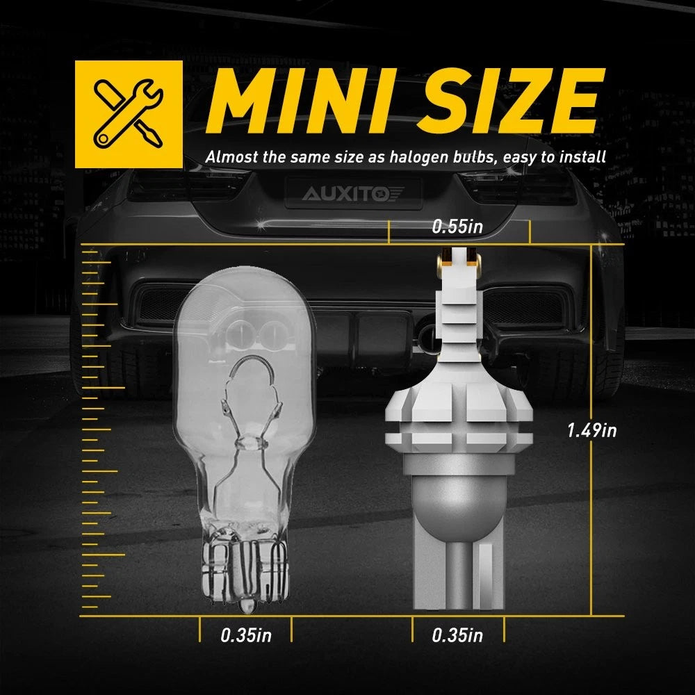 AUXITO LED Reverse Back Up Light Bulb 921 912 W16W 906 916 Super White 6500K EOA AUXITO