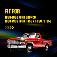 For 1980-86 Ford BRONCO F150 F250 F350 Front Side Amber Fender LED Marker Lights 6B93BC-57