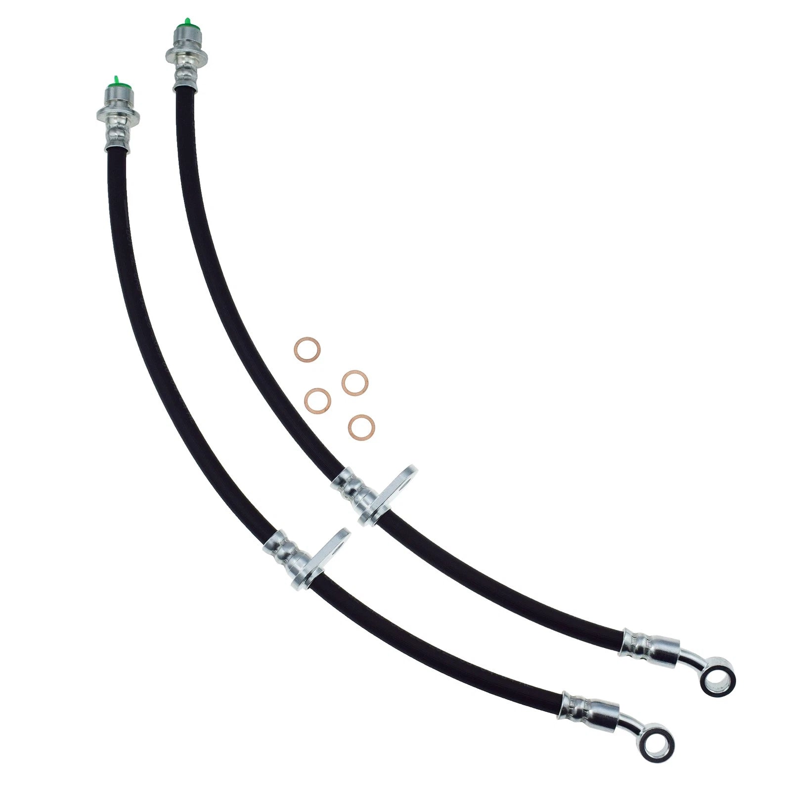 Front Brake Hydraulic Hoses for Acura TL TSX 2004-2008 Honda Accord 2003-2007 6B93BC-57