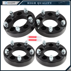 4 Pcs 1.25" 5x4.75 to 5x5.5 Wheel Adapters 12x1.5 For Chevy 5x120.65 to 5x139.7 6B93BC-57