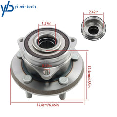 Front Wheel Bearing Hub Assembly For Dodge Durango Jeep Grand Cherokee 2011-2021 6B93BC-57