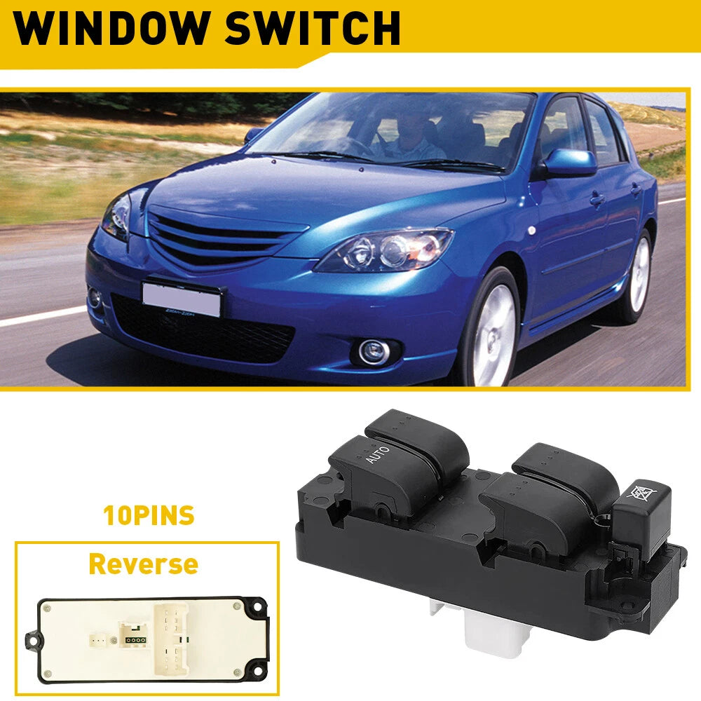 Master Power Window Switch Front Driver For Mazda 3 04-09 Mazda3 Sport 2009 EOA 6B93BC-57