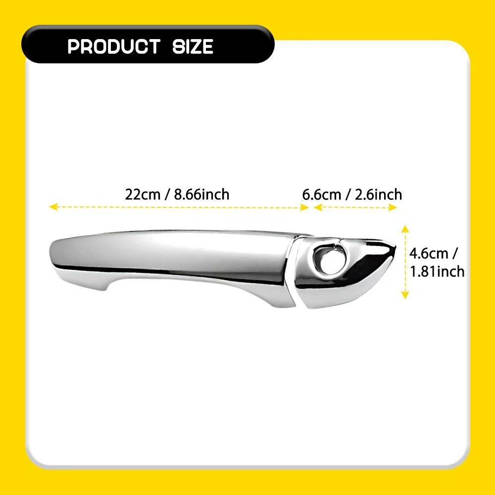 ABS Exterior Door Handle Cover Trim For 2016-2021 Hyundai Tucson Chrome Look EOA 6B93BC-57