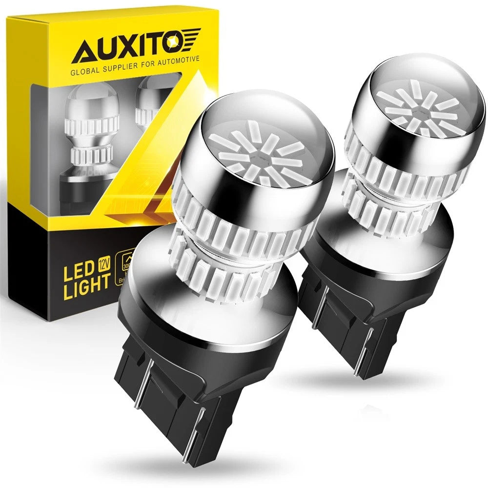AUXITO Light 7443 7440 LED Brake Tail Turn Signal Bulb Super Bright Red 1-5 Pair AUXITO