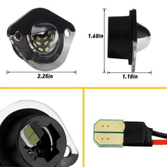 AUXITO LED for Ford Mustang License Plate Light Tag Lamp Assembly Replacement AUXITO