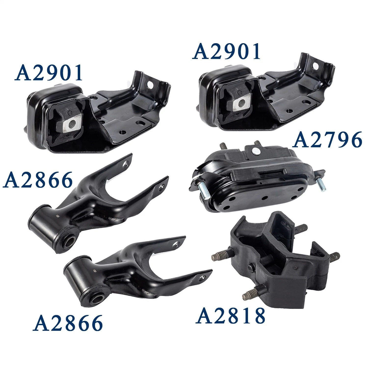 Engine Mount Set compatible with Buick 1997-2005 Century V6 6B93BC-57