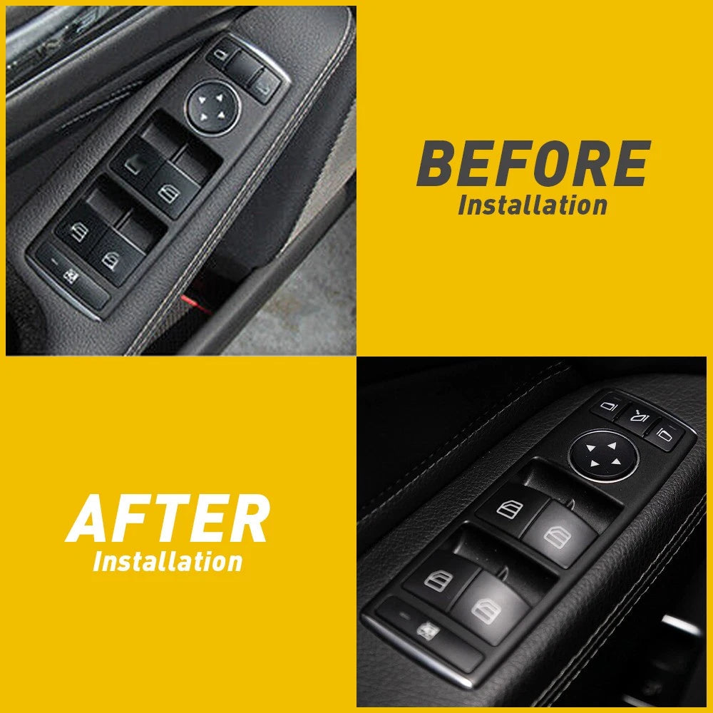 For Mercedes-Benz E200 E350 E500 E300 E250 Window Master Switch Button Cap Cover 6B93BC-57