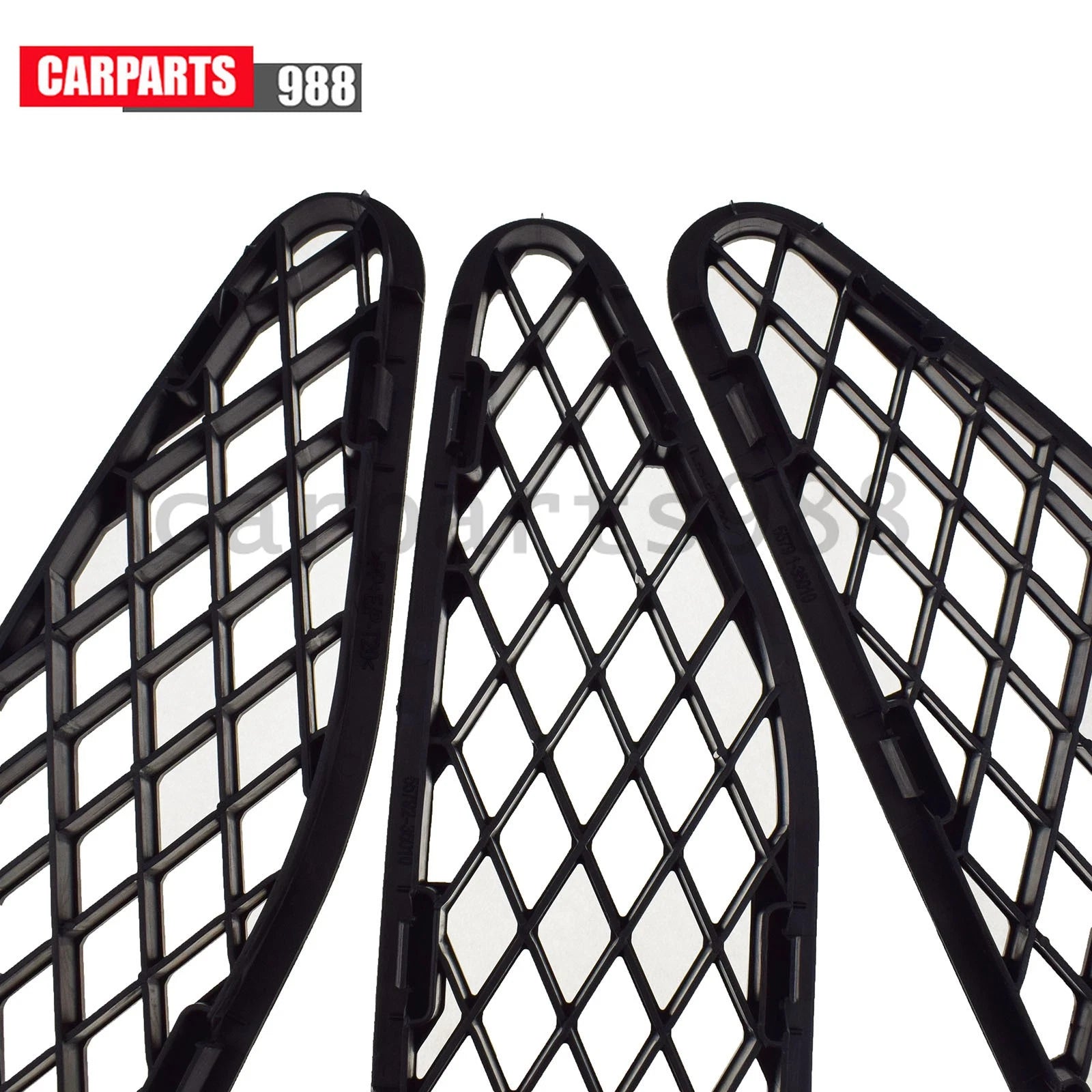 3Pcs Heater Duct Hole Cover Air Cowl Grille Trim For Toyota FJ Cruiser 2007-14 6B93BC-57