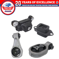 Engine Motor & Trans Mount 4PCS Set Fit 11-16 Nissan Juke 1.6L 2WD for Manual 6B93BC-57