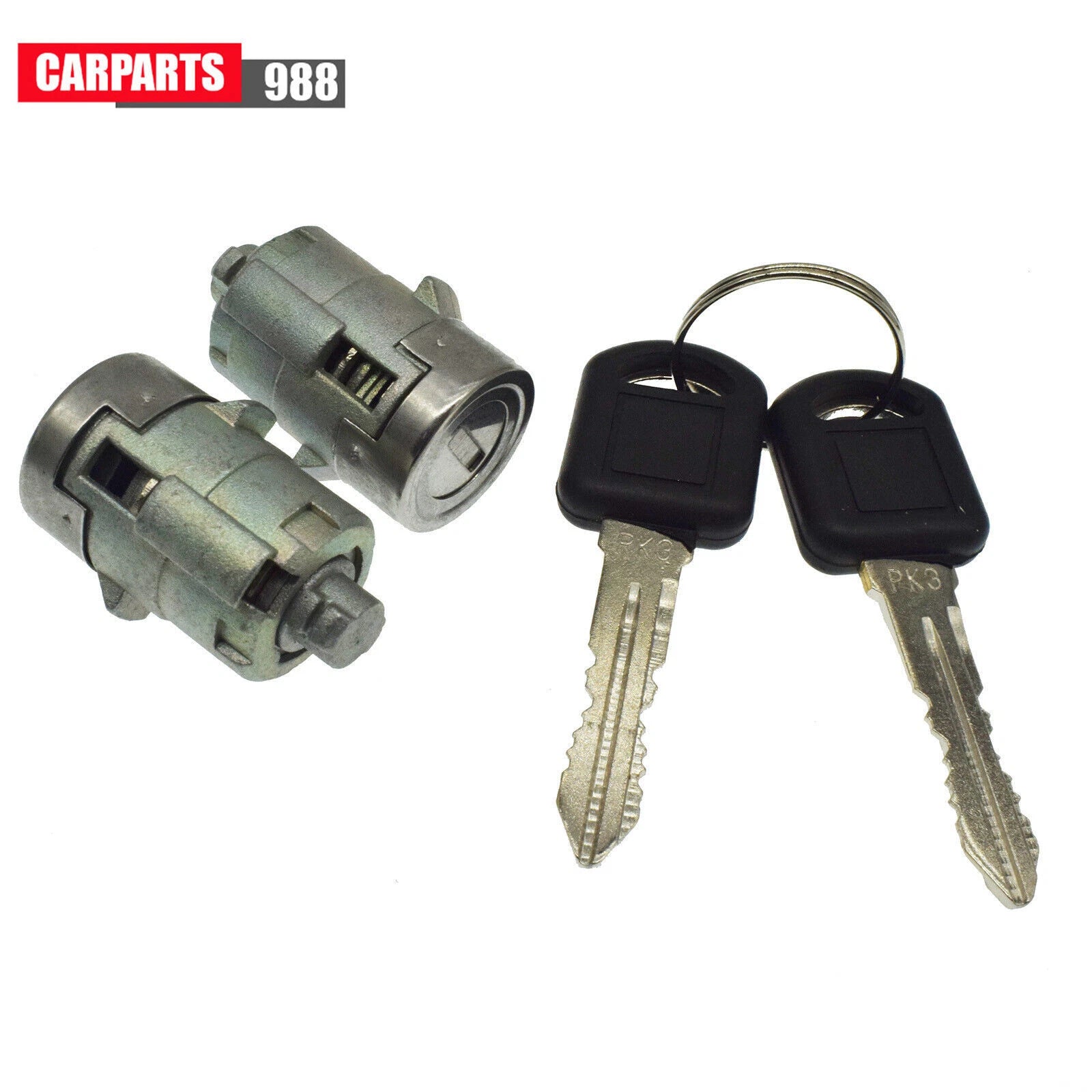Ignition & Door Lock Cylinder W/Keys for 2001-06 Chevy GMC Silverado Tahoe Yukon 6B93BC-57