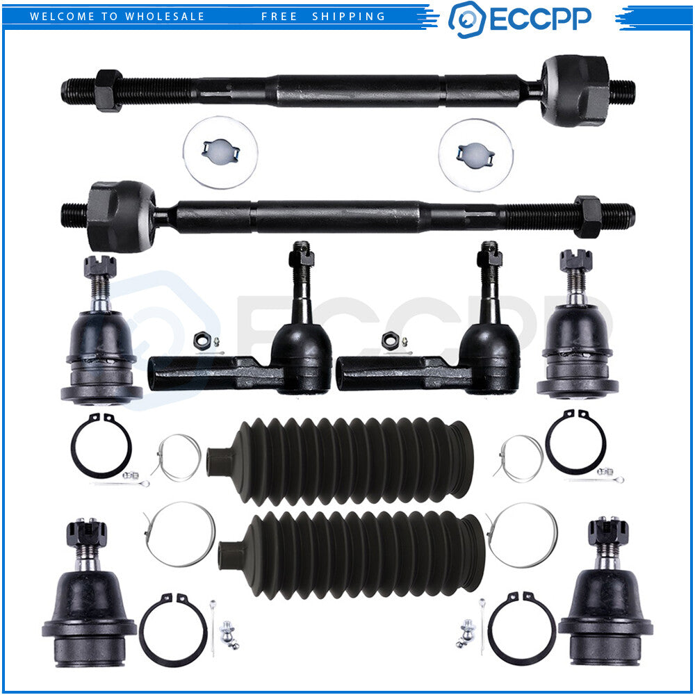 10x For 2005-15 Toyota Tacoma 2WD 5-Lug Front Lower Upper Ball Joint Tie Rod End 6B93BC-57