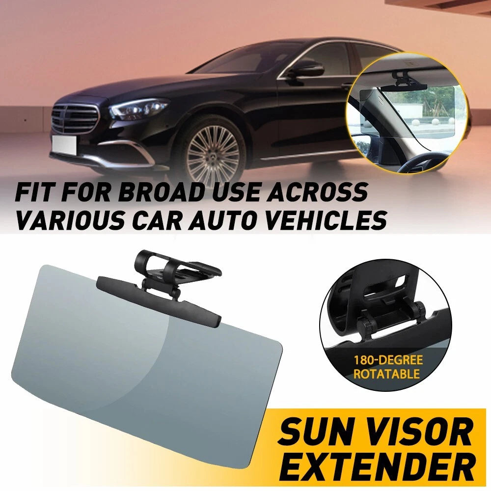 Car Shade For Sun Extend Visor Shield Anti Glare Extension Driving Universal EOA 6B93BC-57