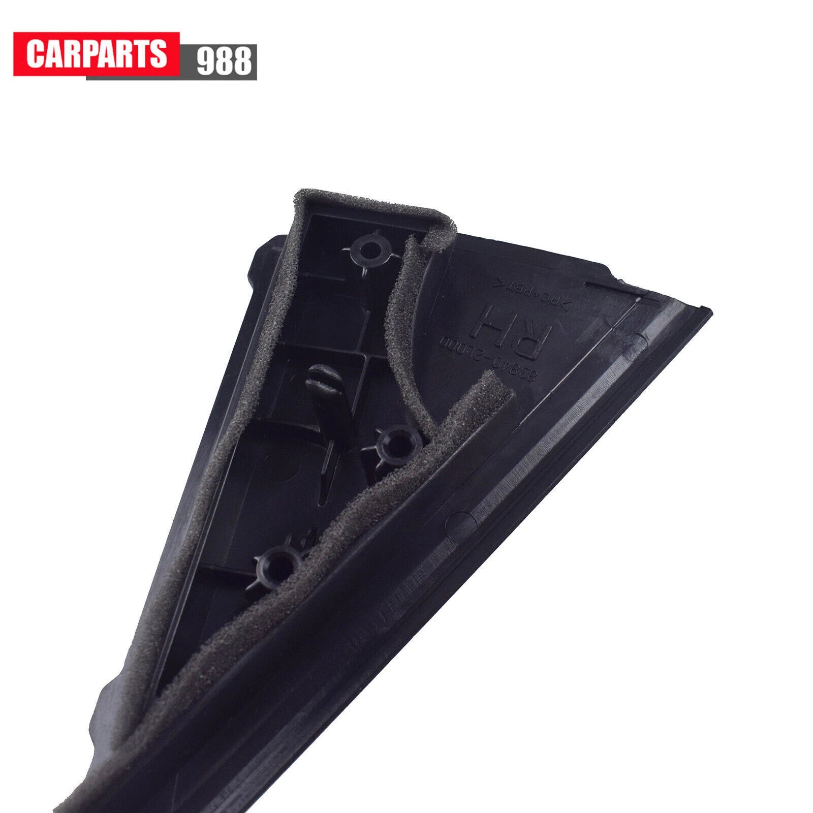 Right Side Rear Door Delta Molding Black for Hyundai i30 2008-2011 83840-2L000 6B93BC-57