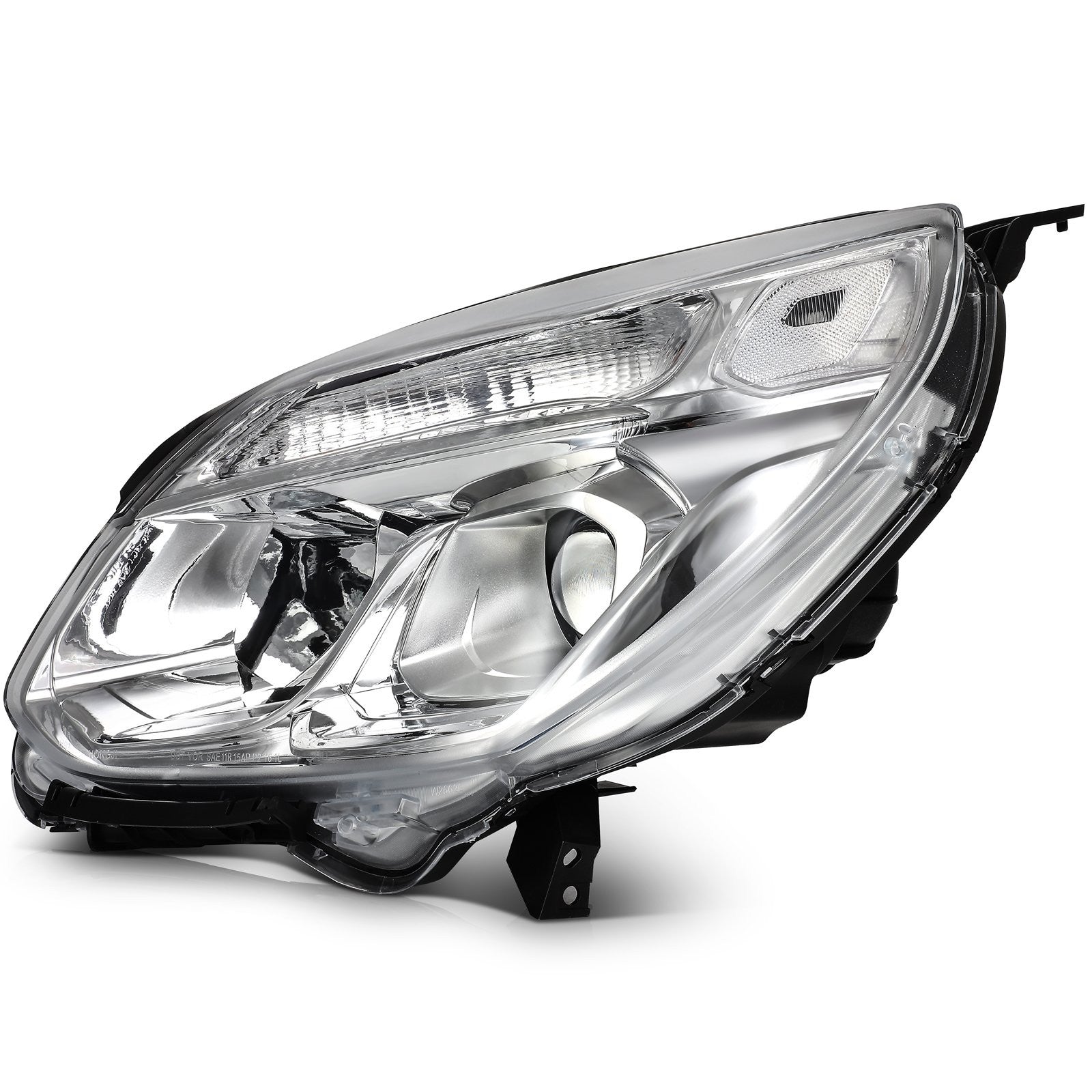 ECCPP Headlights Assembly For Chevrolet Equinox 2.4L 3.6L 2016-2017 Pair Chrome 6B93BC-57