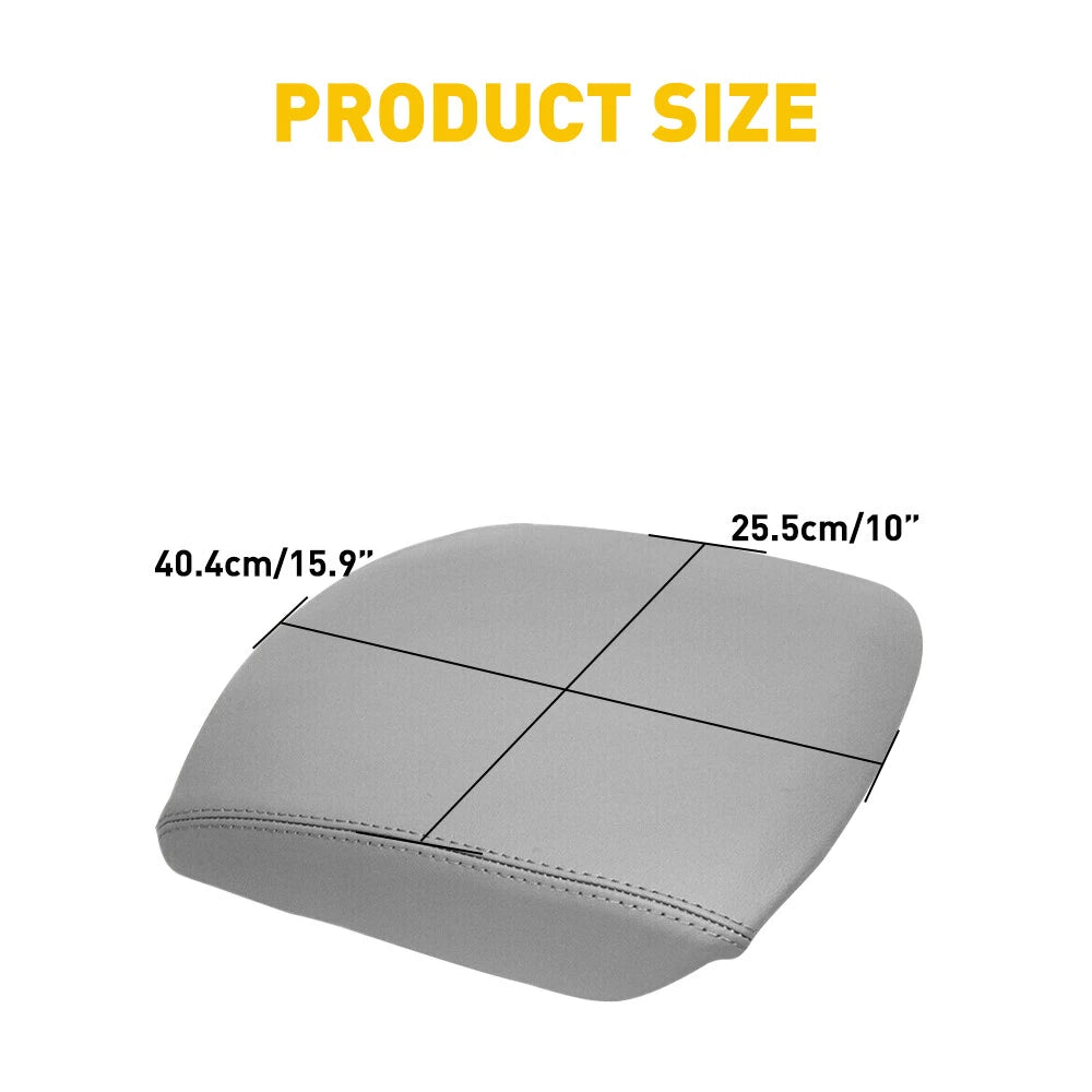 For 2009-2015 Honda Pilot Front Door Armrest & Center Console Lid Cover Leather 6B93BC-57