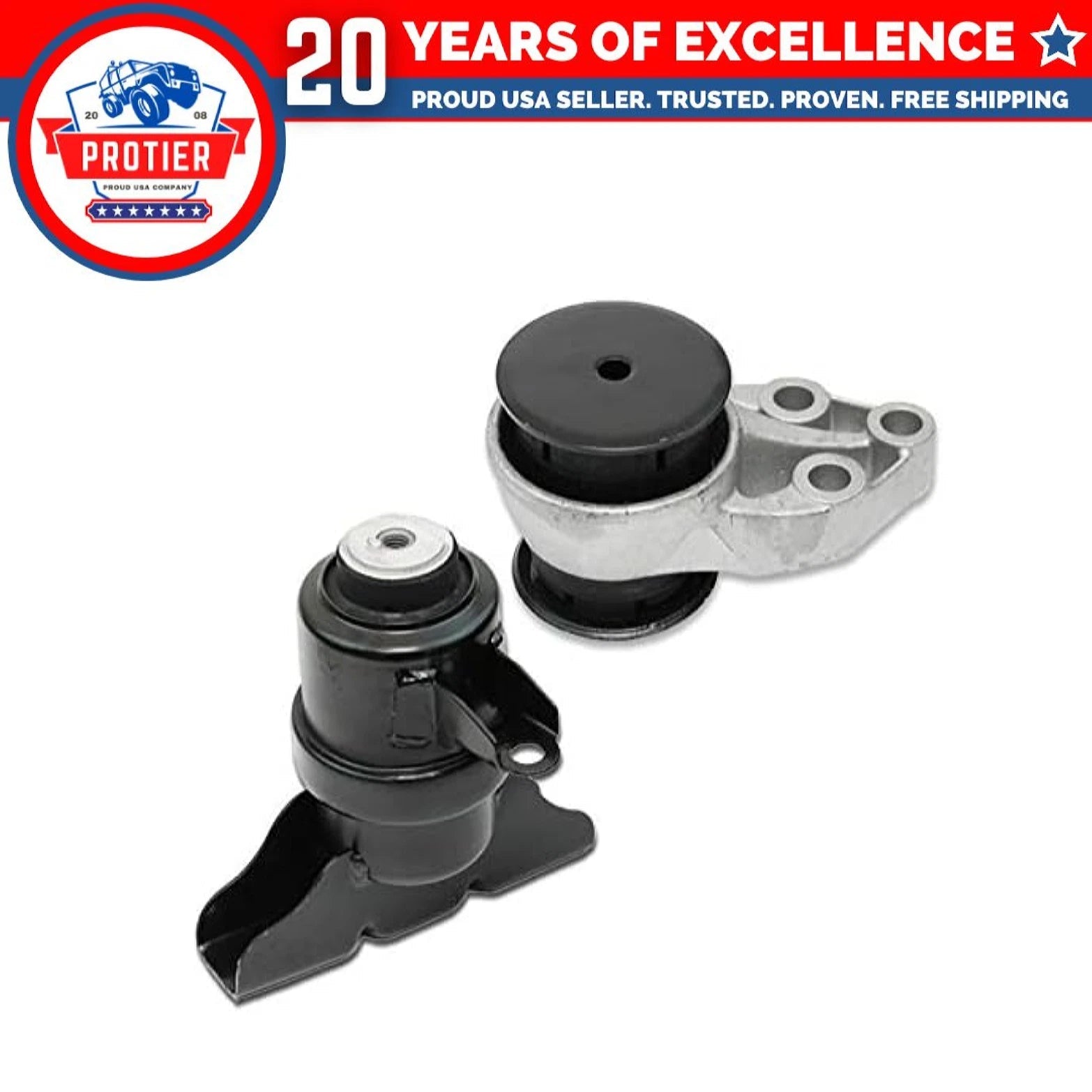 Motor & Trans Mount Set Compatible for 2001-2004 Compatible ford Escape/ Mazda 6B93BC-57