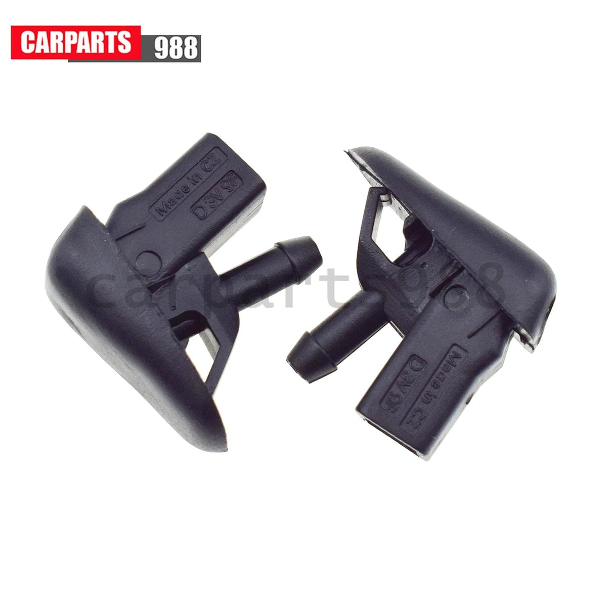2x Front Windscreen Washer Jet Nozzles For Volvo S60 XC60 S80 XC70 V70 31301826 6B93BC-57