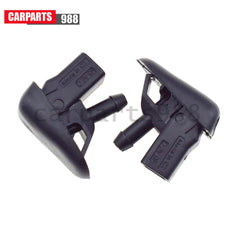 2x Front Windscreen Washer Jet Nozzles For Volvo S60 XC60 S80 XC70 V70 31301826 6B93BC-57