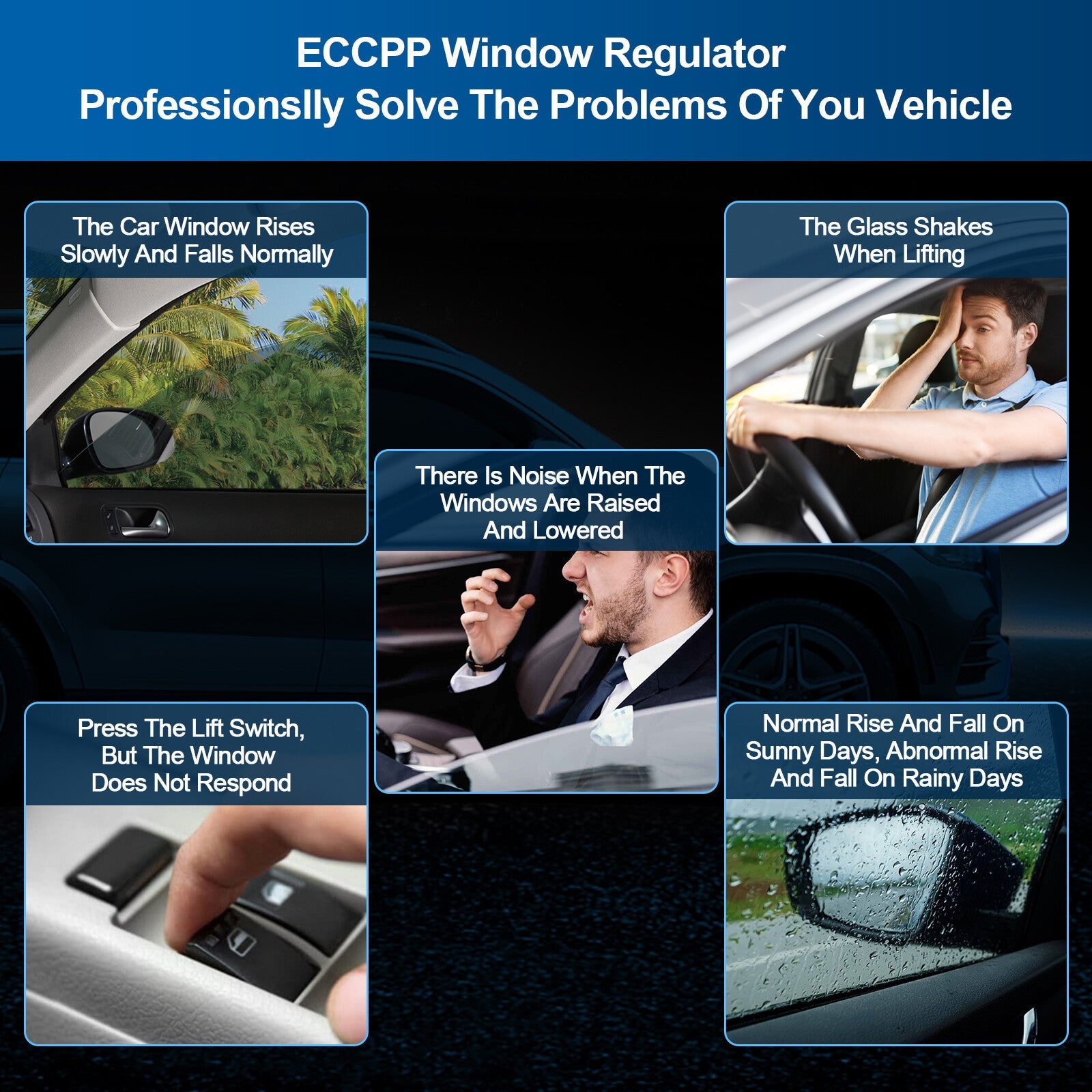 For 2004-2009 Mazda 3 Front Left Power Window Regulator & Motor 6B93BC-57