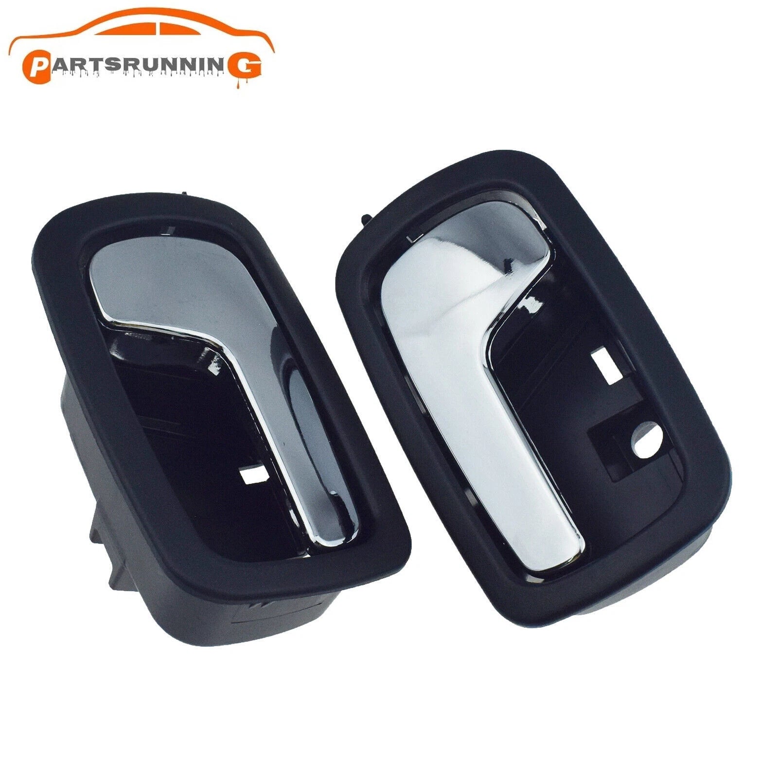 LH & RH Front Interior Door Handle Pair For 05-10 Chevy Cobalt 07-09 Pontiac G5 6B93BC-57
