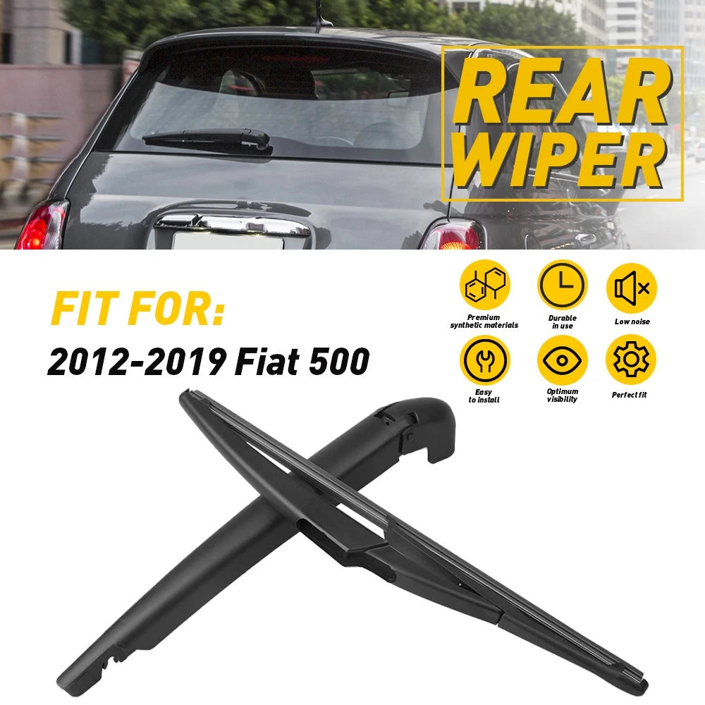 Rear Wiper Arm & Blade For FIAT 500 2012-2019 OE 68079869AA 68079870AA PLASTIC 6B93BC-57