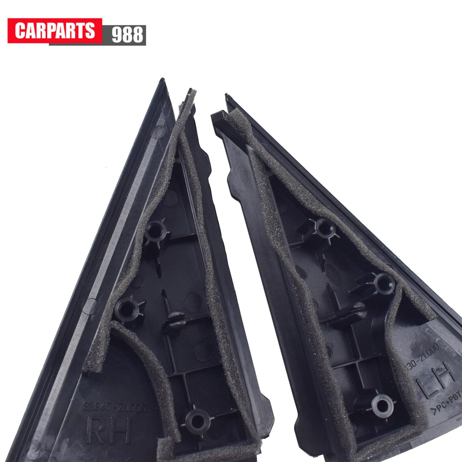 Pair Left Right Rear Door Delta Molding for Hyundai i30 2008 2009 2010-2011 6B93BC-57