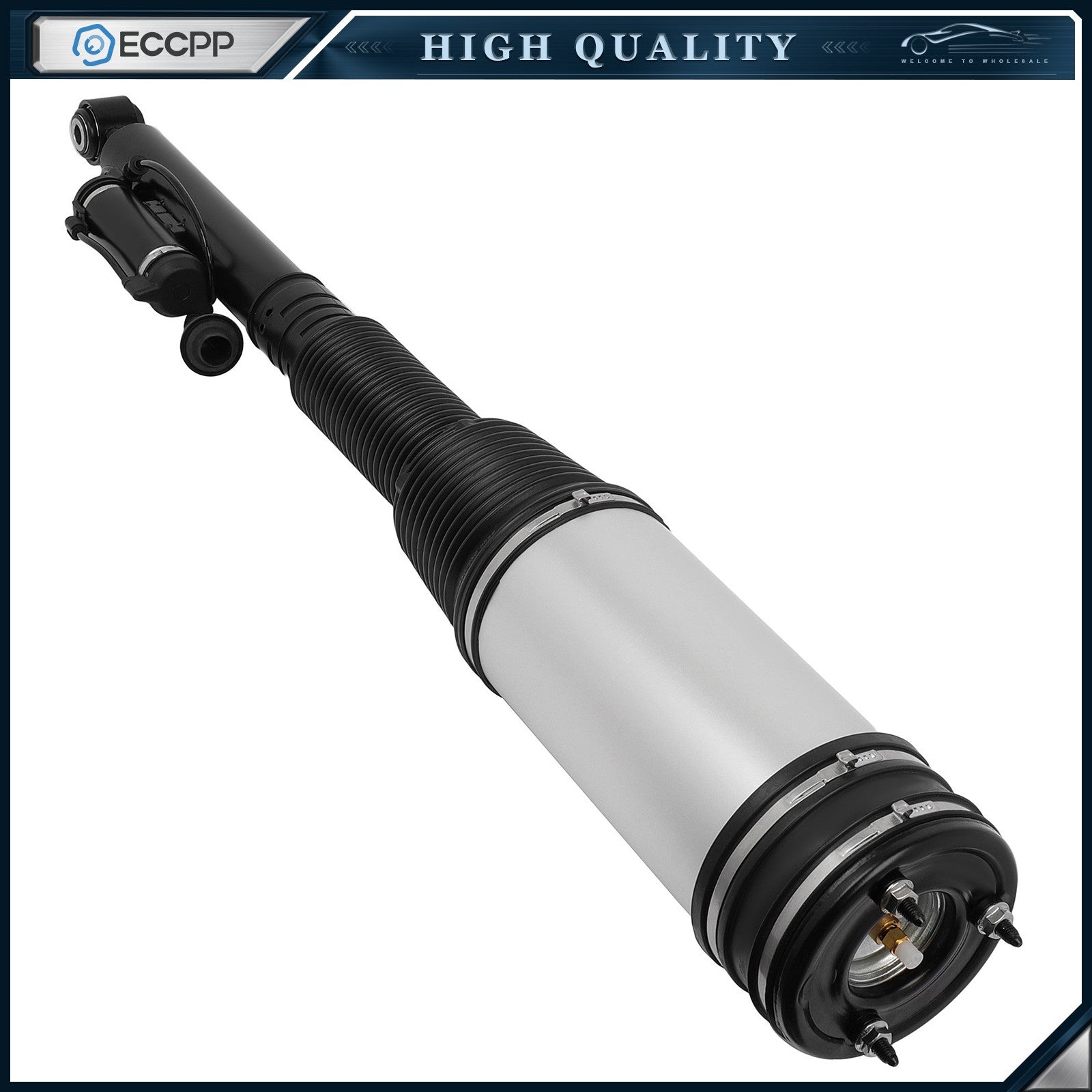 3PCS Rear Air Suspension Strut & Air Compressor For Mercedes W220 S350 S430 S500 6B93BC-57