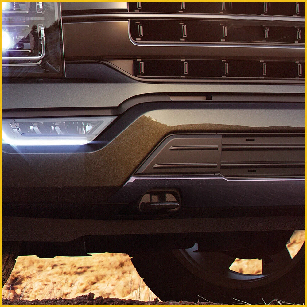 Front Bumper Guard Insert Pad End Cap Cover LH &RH for 2021-2023 Ford F150 F-150 6B93BC-57