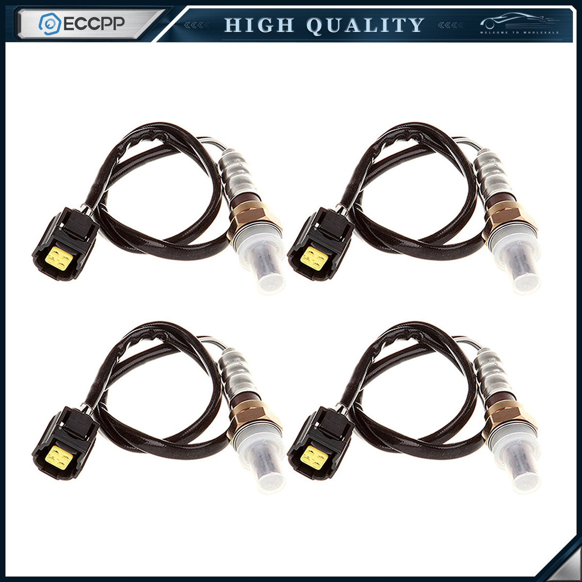 4pcs Upstream & Downstream 02 O2 Oxygen Sensor for 2011 Jeep Grand Cherokee 5.7L 6B93BC-57