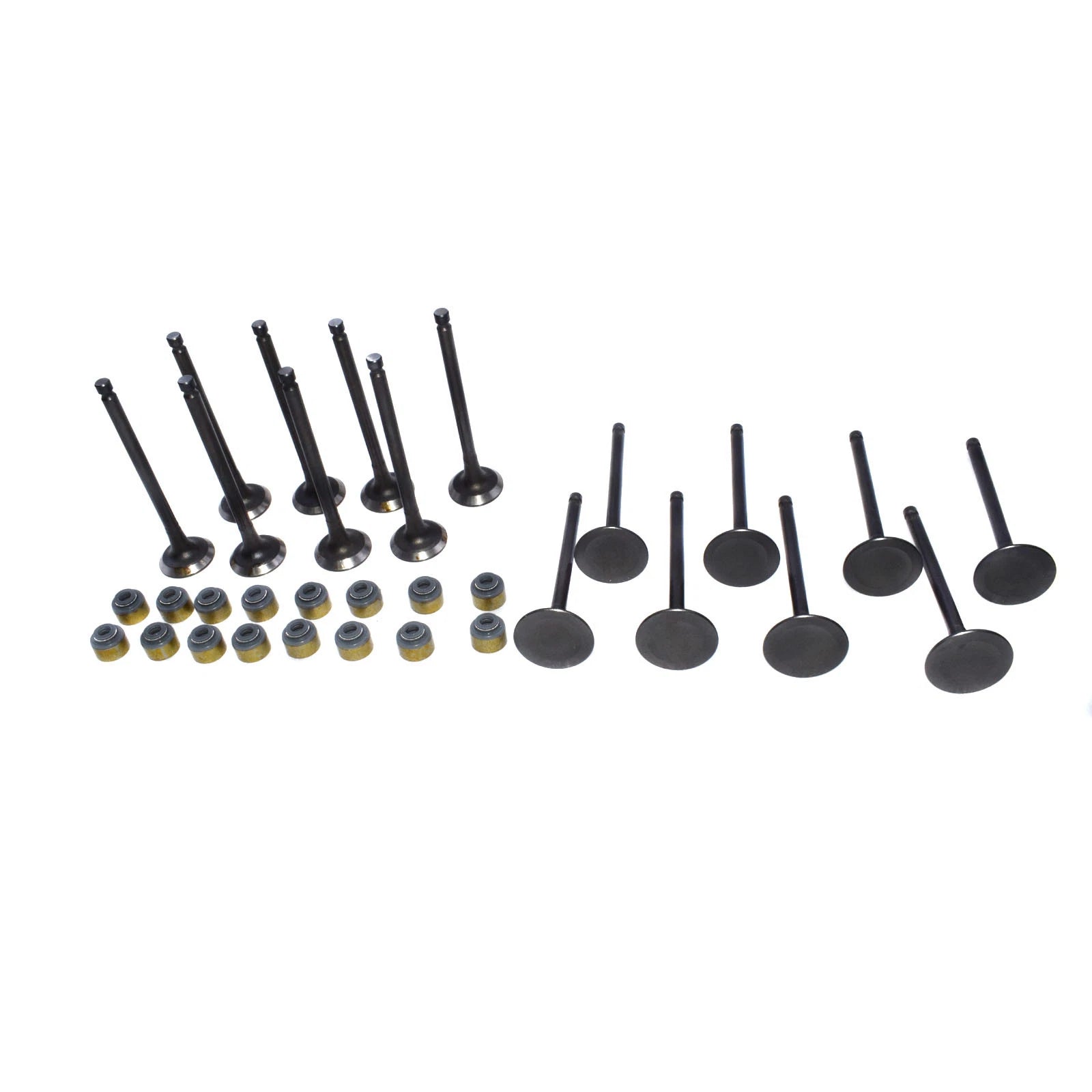 Intake Exhaust Valve w/ Valve Stem Seals For Hyundai ACCENT Kia RIO 1.6L 01-11 6B93BC-57