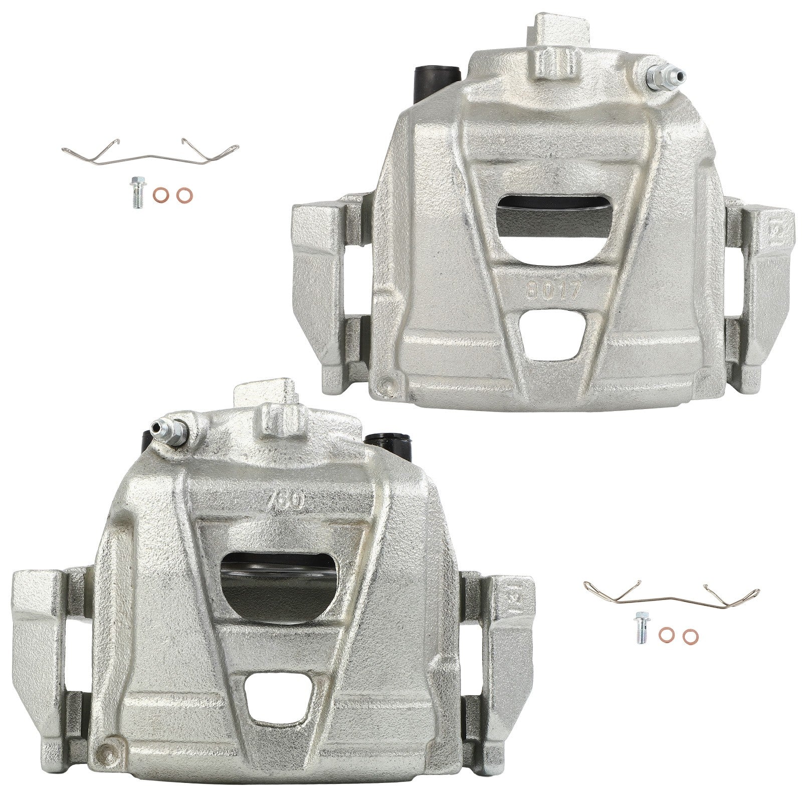 Front Brake Calipers 2Pcs For 2015-2017 2018 Audi Q3 2015-2018 Audi Q3 Quattro 6B93BC-57