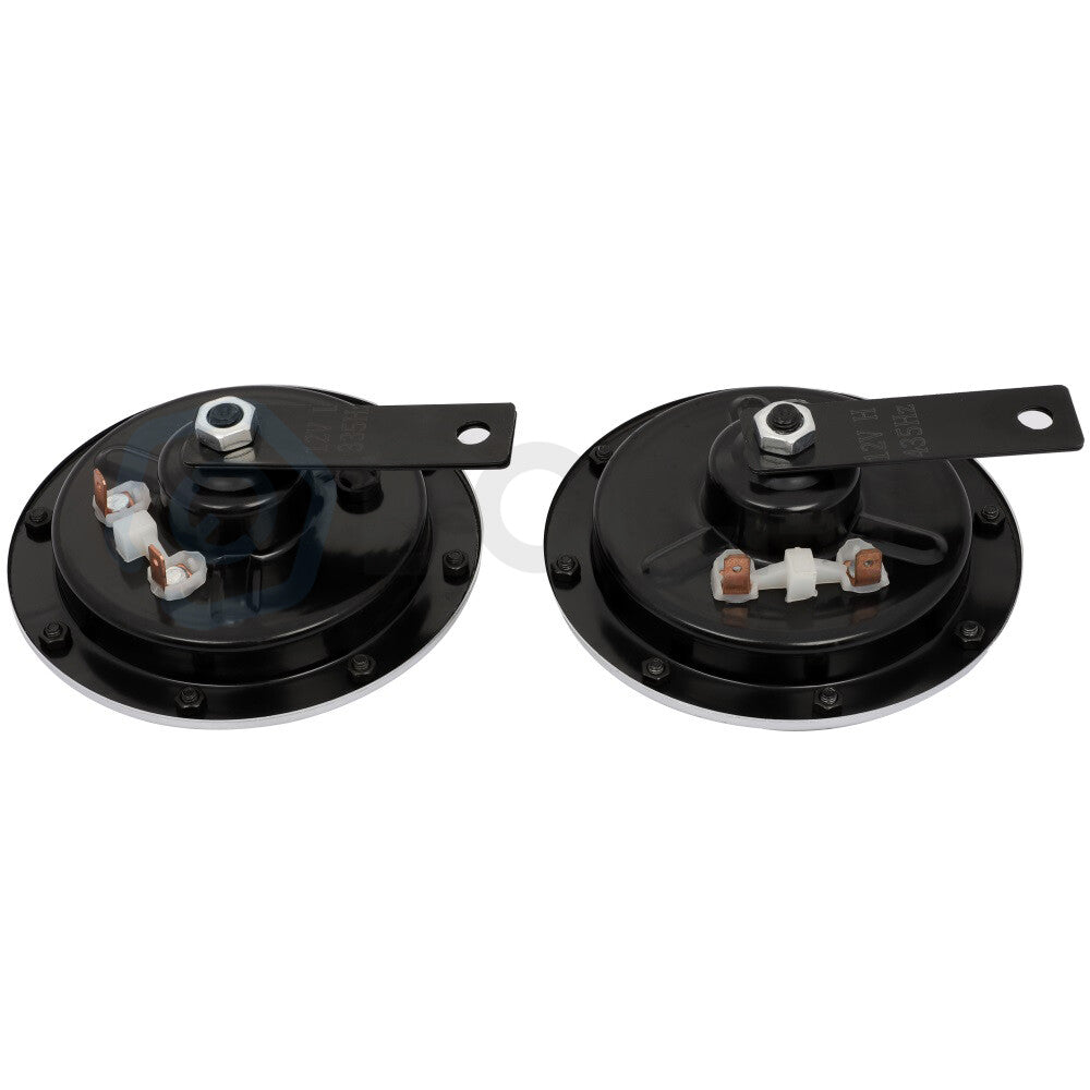 12V 125 mm White Grill-Mount Car Horns Universal For Car SUV Truck Yacht 6B93BC-57