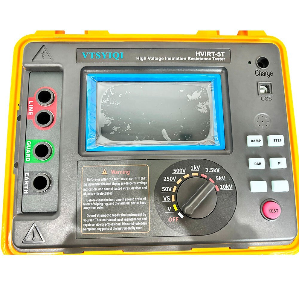 10KV High Voltage Insulation Tester with 0.5MΩ~5TΩ Voltage Monitor Function 6B93BC-57