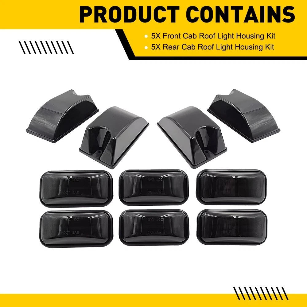 20X Smoked Cab Roof Running Light Housing Cover For Hummer H2/SUT 2003-2009 EOA 6B93BC-57