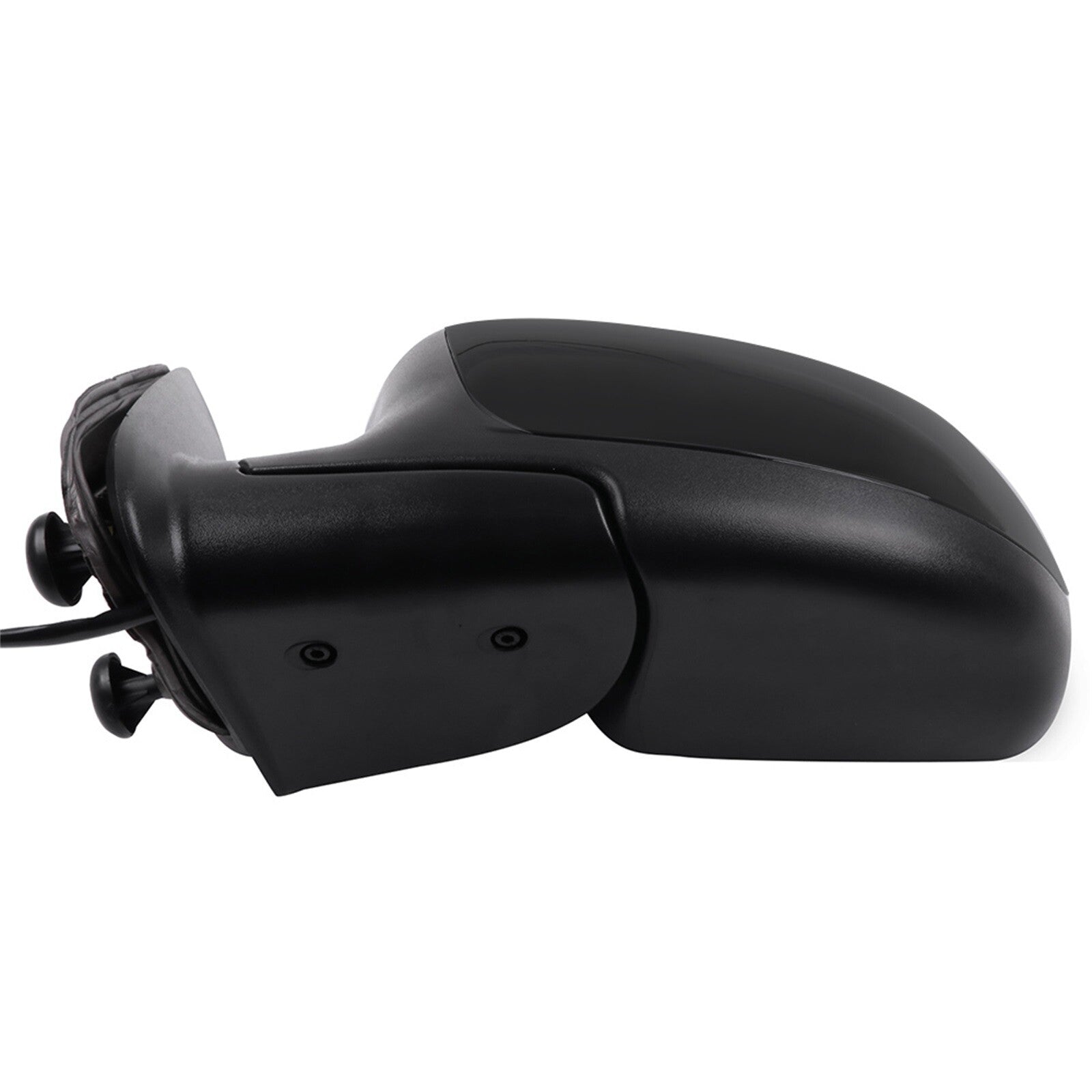 Driver Side Power Heated Tow Mirror For 2000-2002 Chevy GMC Black Smooth 6B93BC-57
