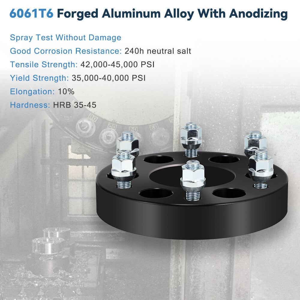 2Pcs 1.25" 6x5 to 6x5.5 Wheel Adapters For Chevy Trailblazer GMC Envoy 2002-2009 6B93BC-57