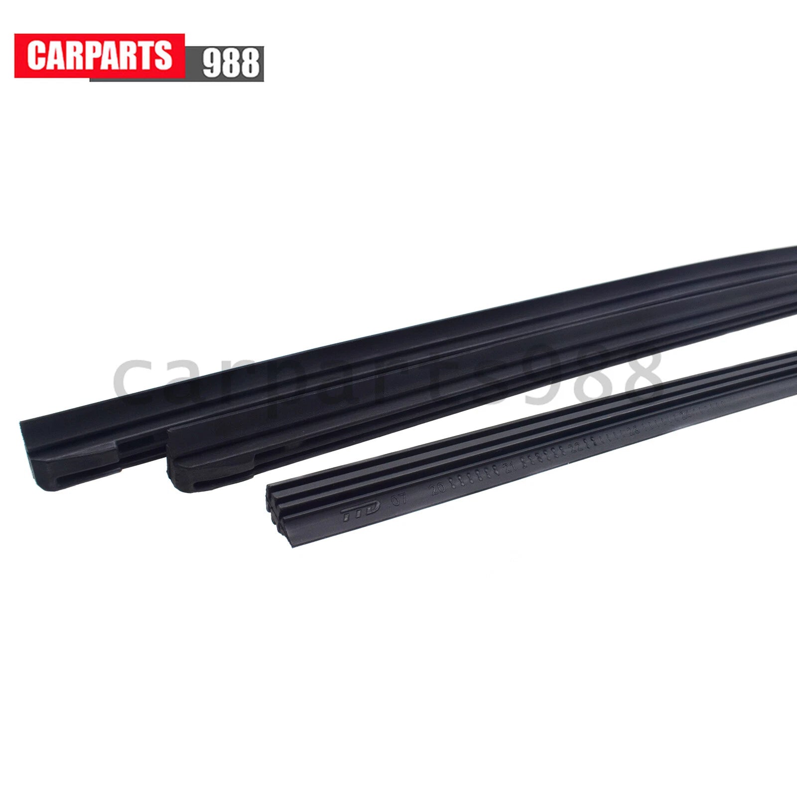 Set of 3 Front & Rear Wiper Blade Insert For Honda Pilot Acura MDX 76622-SMA-004 6B93BC-57