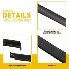 ROOF DRIP MOLDING For TUNDRA 07-21 CREW MAX LEFT & RIGHT 75552-0C060 75551-0C060 6B93BC-57