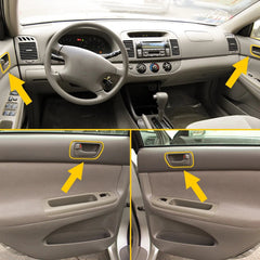 4x Door Handle For Set Toyota 2002-06 Camry & Front Rear Inner 6920533030E Beige 6B93BC-57