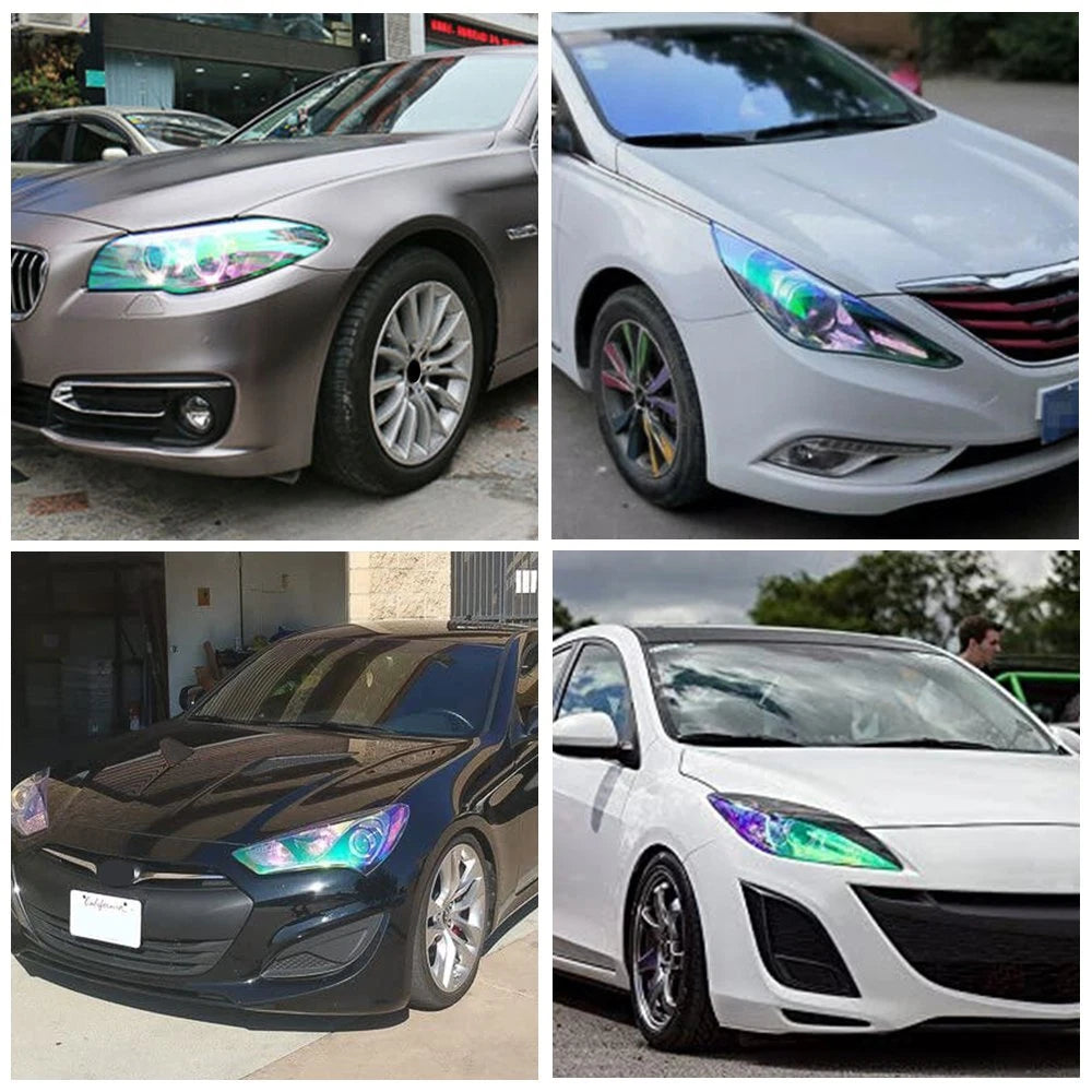 Neo Pearl Gloss Headlight Tint Film Fog Taillight Vinyl Wrap Chameleon 12"X48" A 6B93BC-57