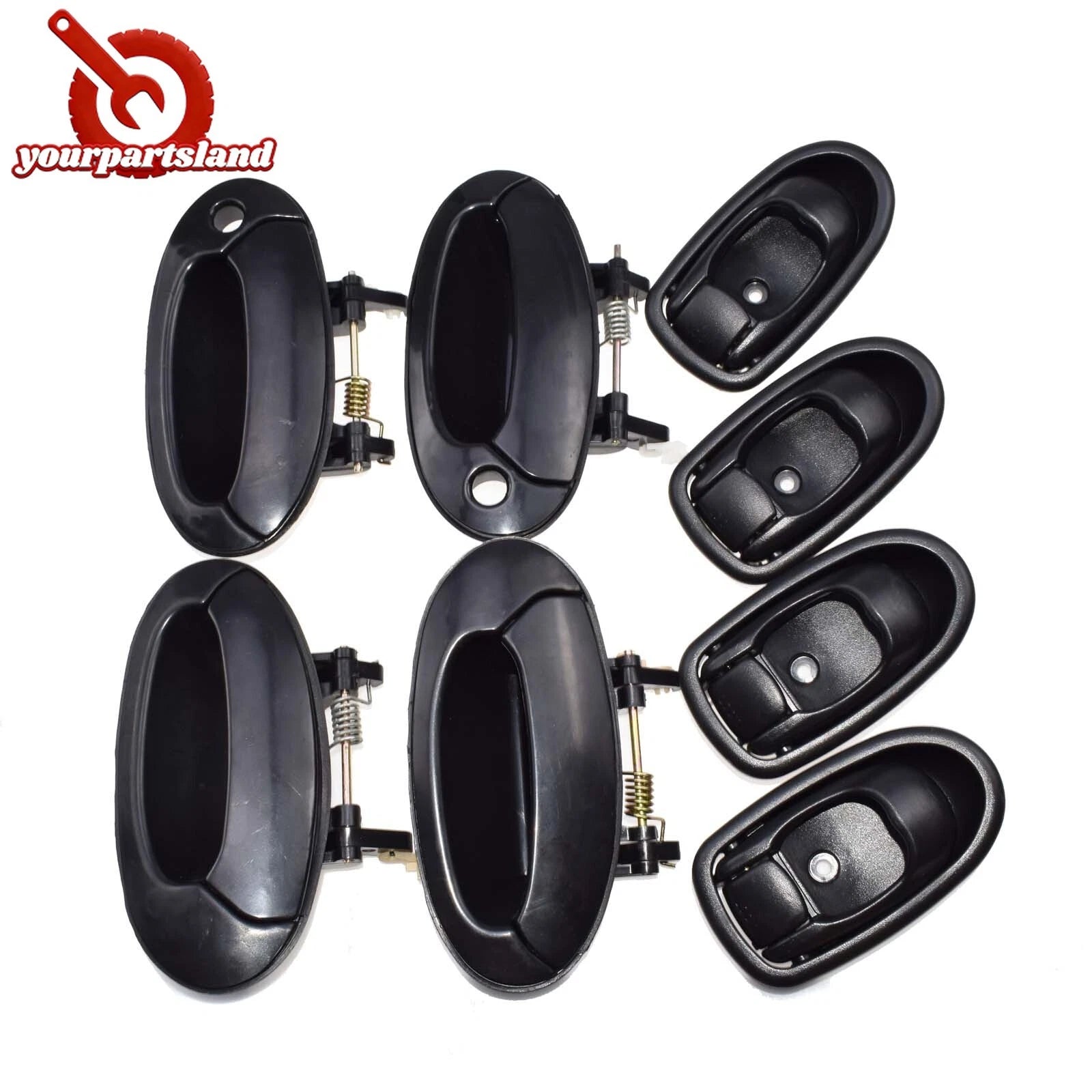 Outside Inside Door Handle 8PCS Set For Hyundai Elantra 1996 1997 1998 1999 2000 6B93BC-57